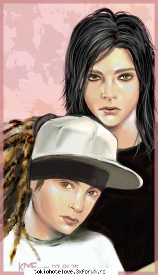 :cool: aveti poze desenate cu tokio hotel?